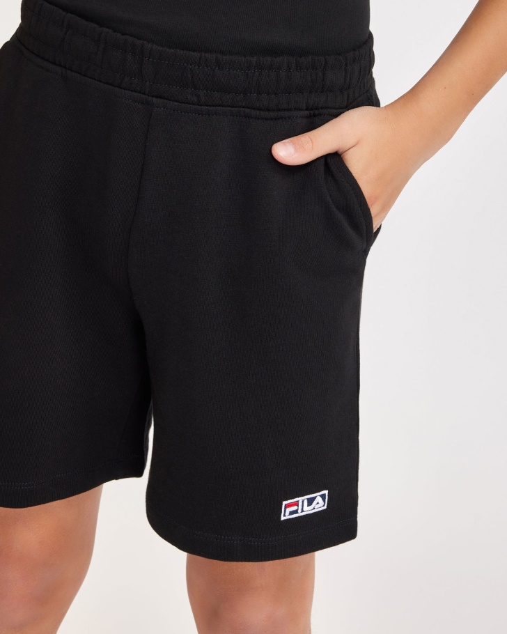 Short Parker Infantil Fila Preto