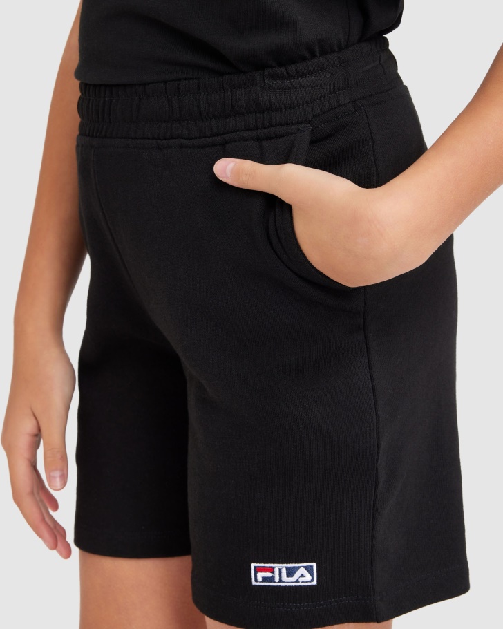 Short Parker Infantil Fila Preto