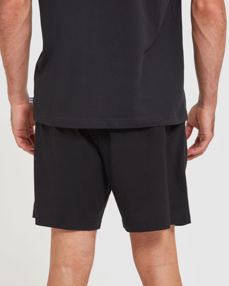 Shorts De Jérsei Masculino Clássico Fila Preto