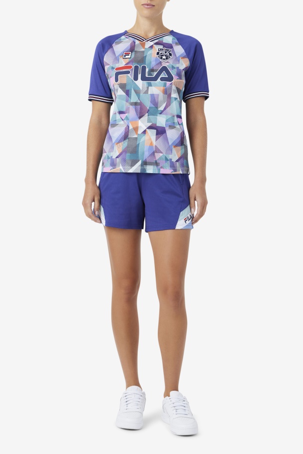 Shorts Oeakleigh Azul/éter/branco Fila