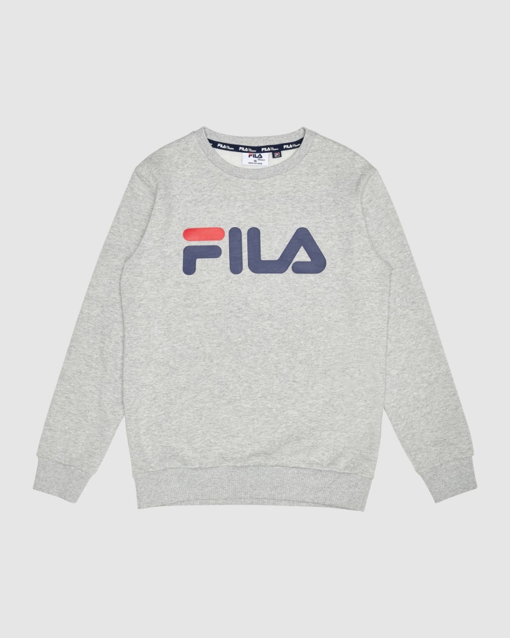 Silver Marle Fila Classic Kids Crew