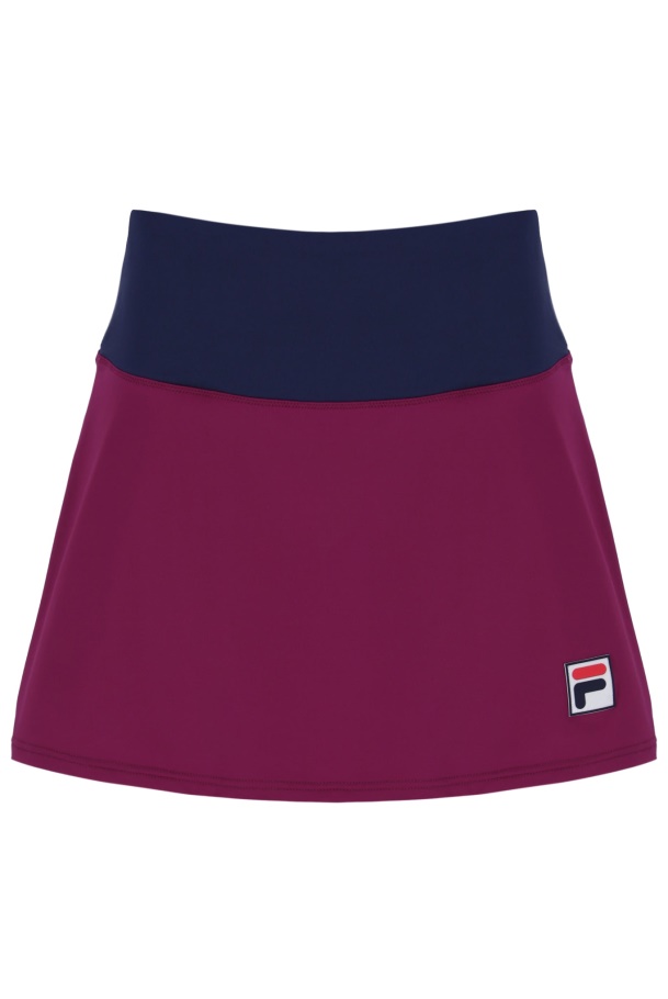 Skort Fila Com Cor De Herança Bloqueada