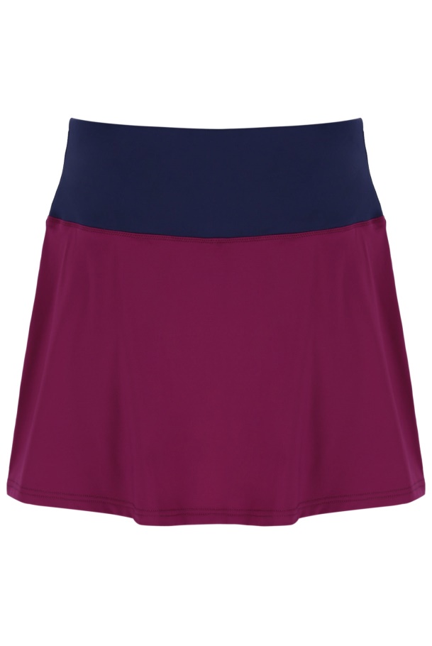 Skort Fila Com Cor De Herança Bloqueada