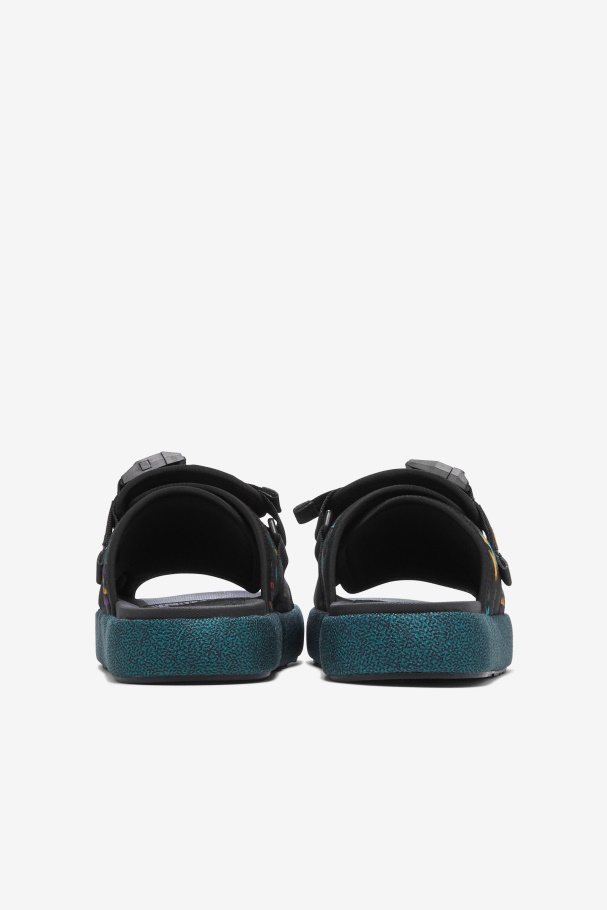 Slide Atlas Masculino Black/june Bug/saffron Fila