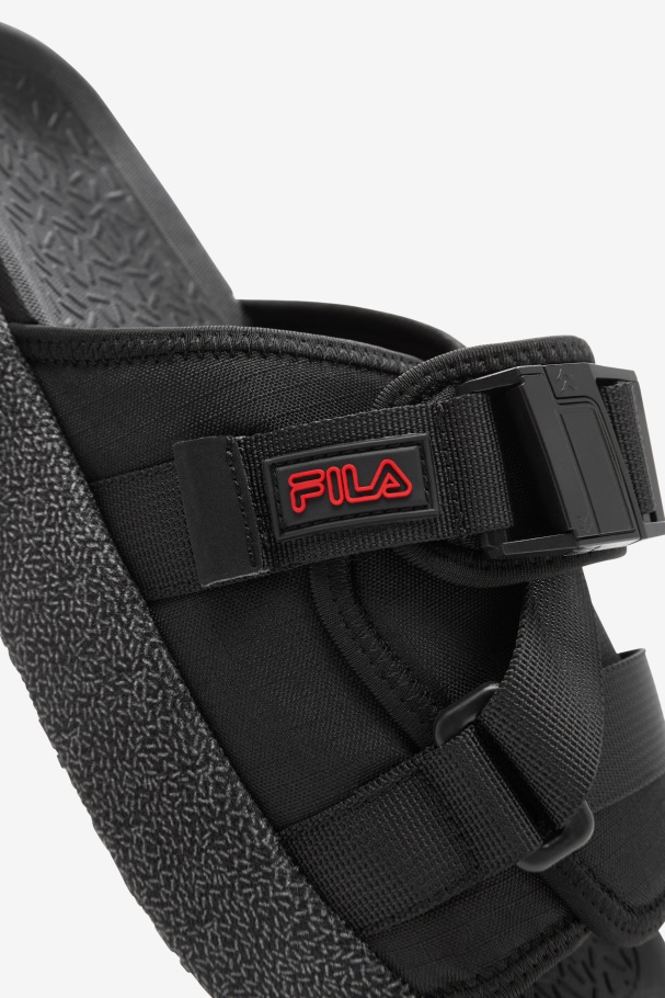 Slide Atlas Masculino Fila Preto/vermelho