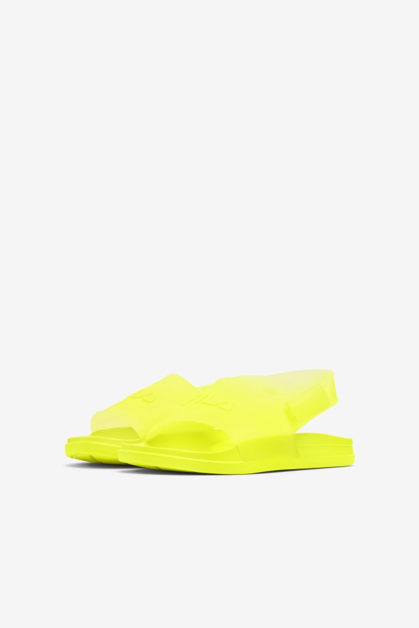 Slide Saveeno Infantil Grande Amarelo Fila