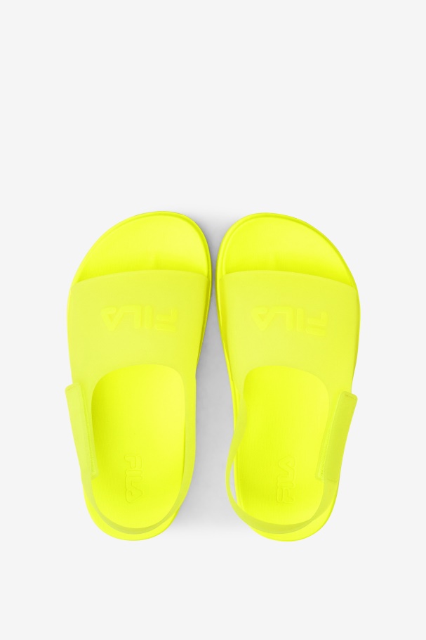 Slide Saveeno Infantil Grande Amarelo Fila