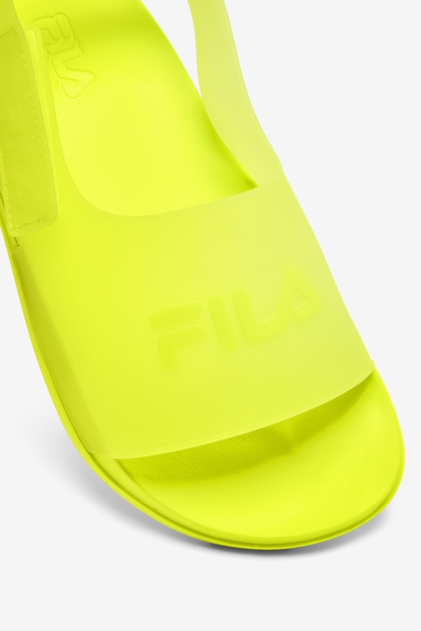 Slide Saveeno Infantil Grande Amarelo Fila
