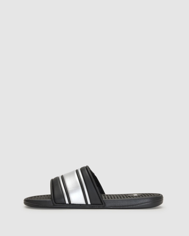 Slides Atrani Feminino Fila Preto/prata