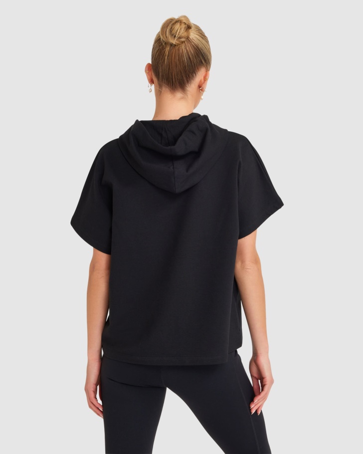 Spencer Ss Hoody Fila Feminino Preto