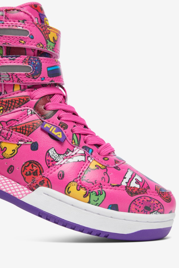 Sugar Plum/roxo/limão Fila Big Kids\ F-14