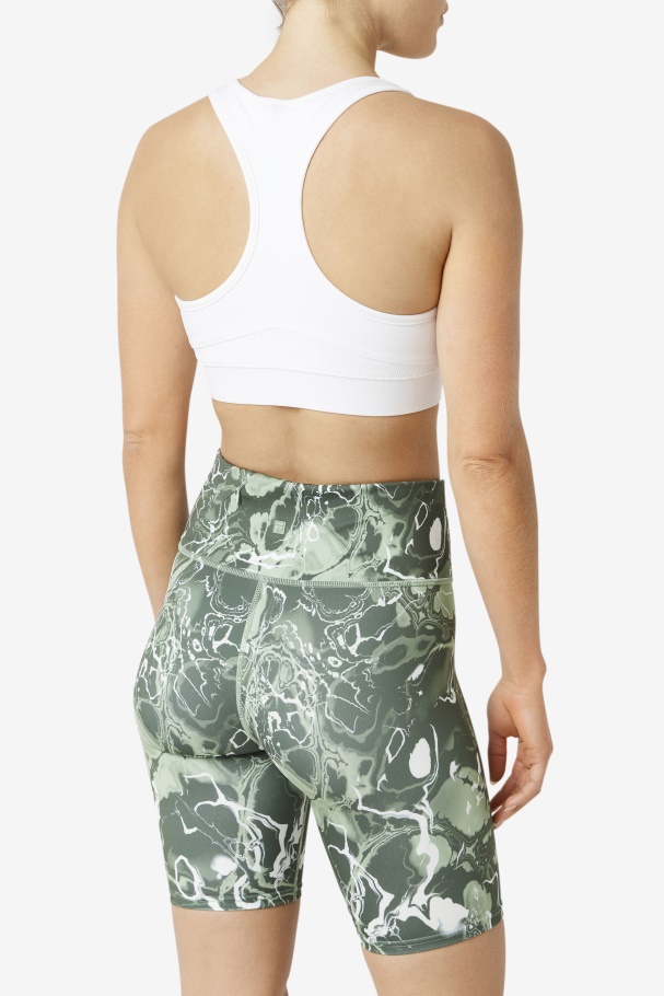 Sutiã Esportivo Branco Com Costas Nadador Fila