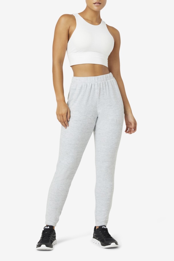 Sutiã Esportivo Gola Alta Fila Branca Uplift