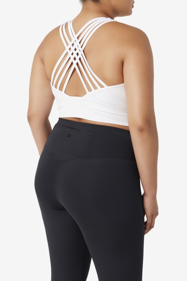 Sutiã Esportivo Gola Alta Fila White Uplift