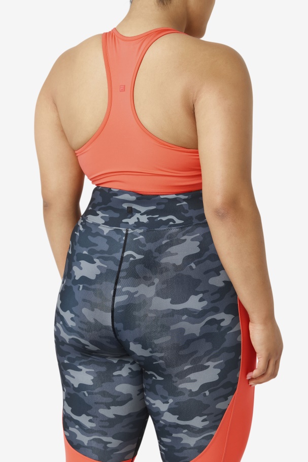 Sutiã Fila Uplift Costas Nadador Coral Quente