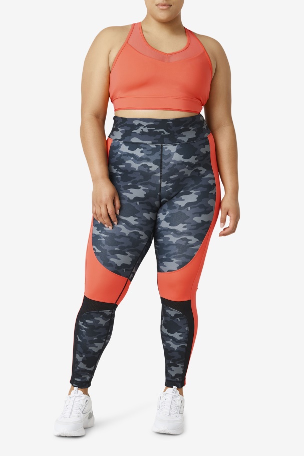 Sutiã Fila Uplift Costas Nadador Coral Quente