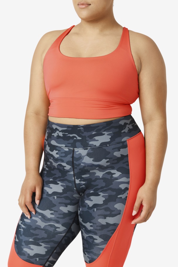 Sutiã Hot Coral Uplift Top Tab