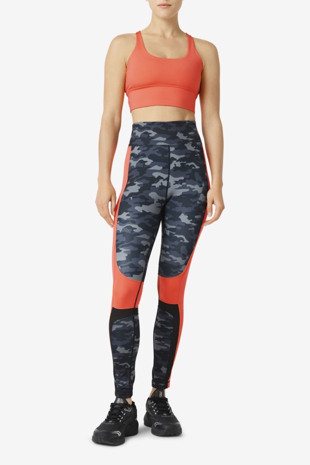 Sutiã Top Uplift Cruzado Nas Costas Fila Hot Coral