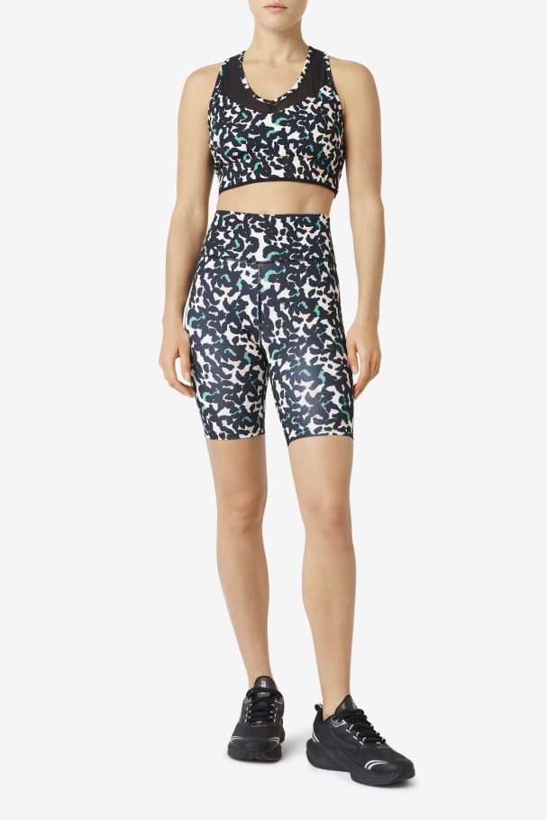 Sutiã Uplift Costas Nadador Fila Preto Animal