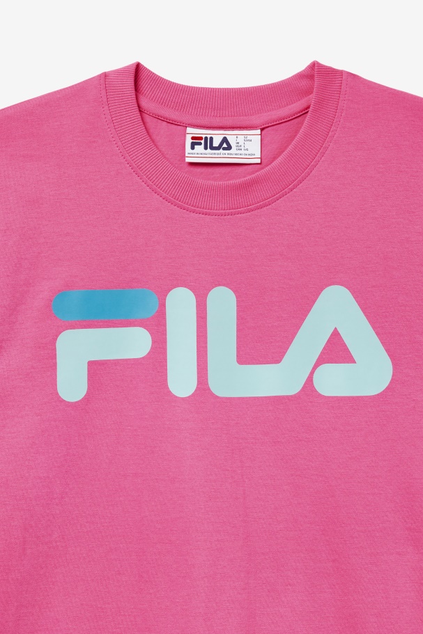 T-shirt Masculina águia Fila Carmine Rose