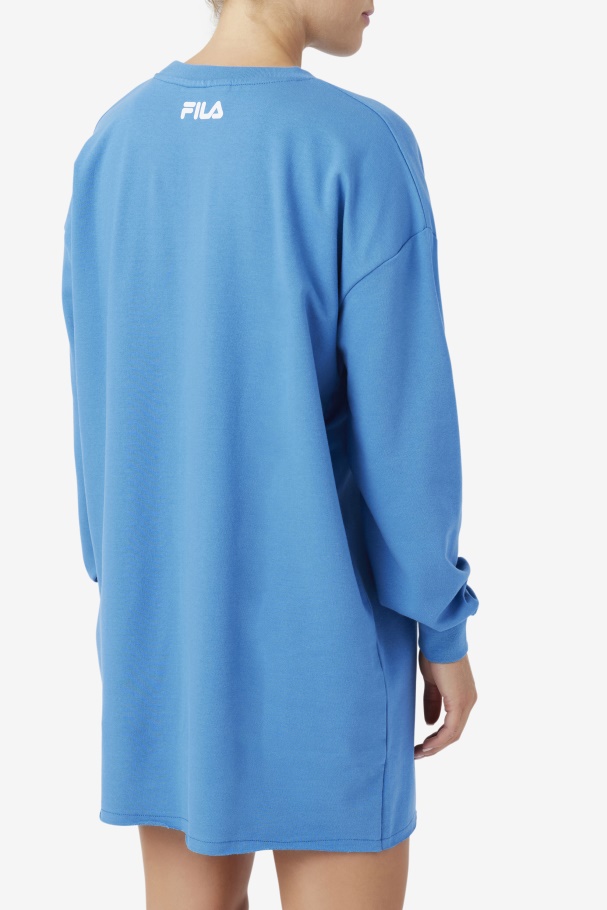 T-shirt Mazik Vestido Fila Vallarta Azul/branco