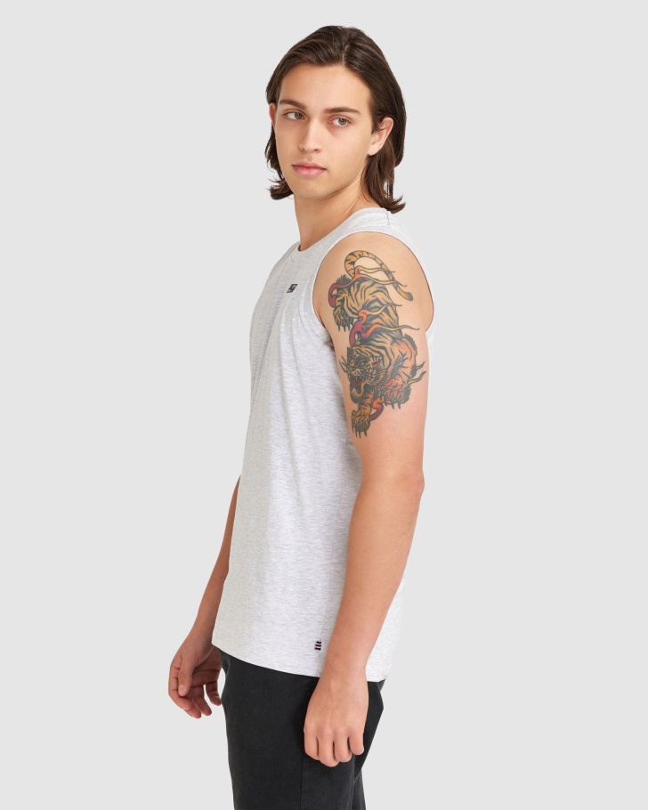 Tanque Ciano Fila Masculino Nuvem Marle