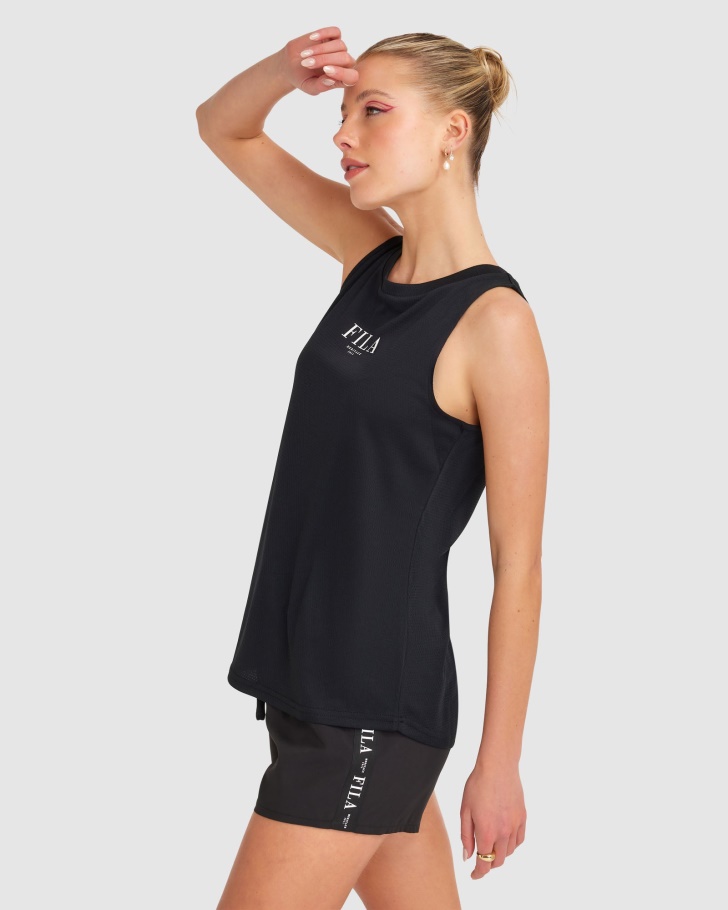 Tanque Elektra Fila Preto Feminino