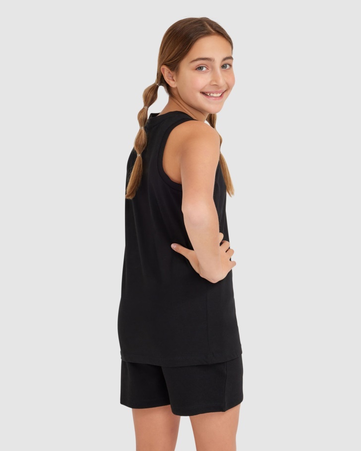 Tanque Parker Infantil Fila Preta