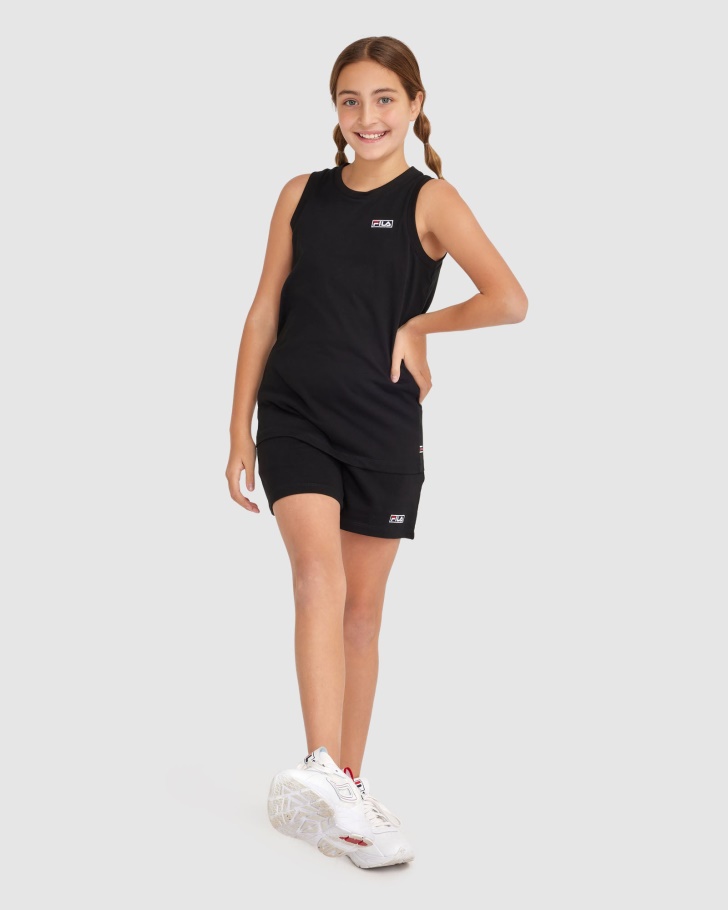 Tanque Parker Infantil Fila Preta