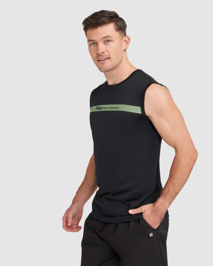 Tanque Preto Fila Masculino Caleb Qdry