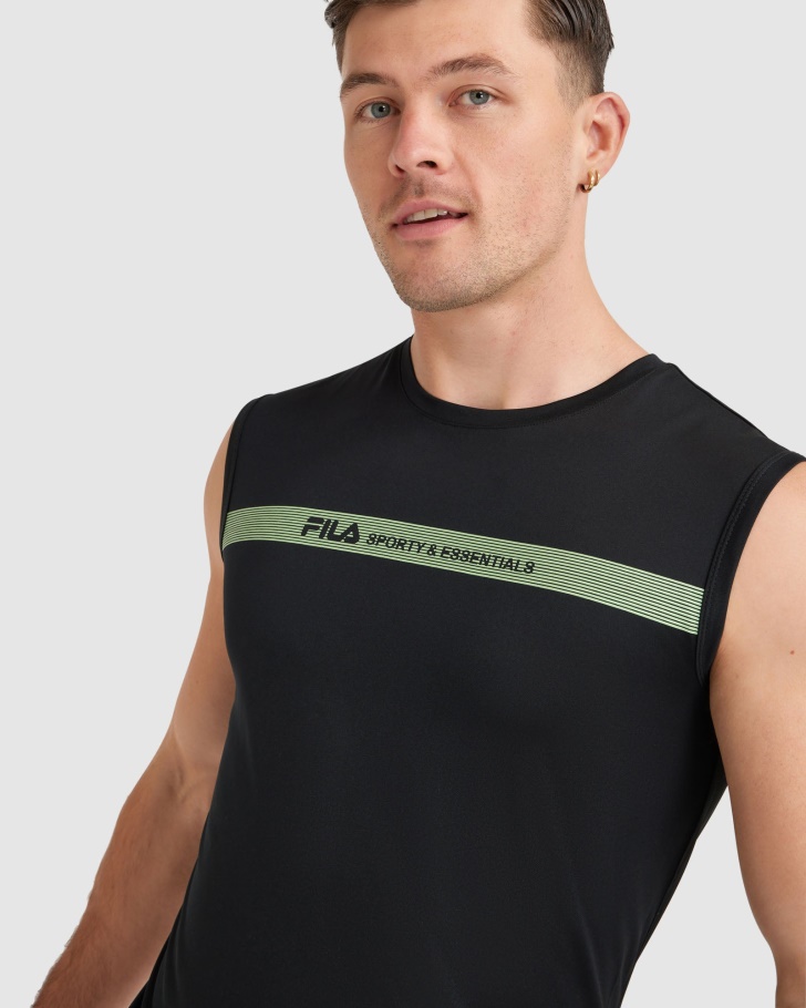 Tanque Preto Fila Masculino Caleb Qdry