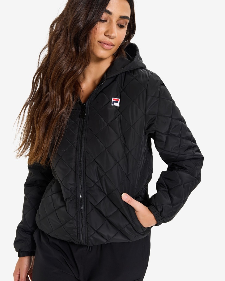 Tash Feminino Reversível Jkt Fila Preto