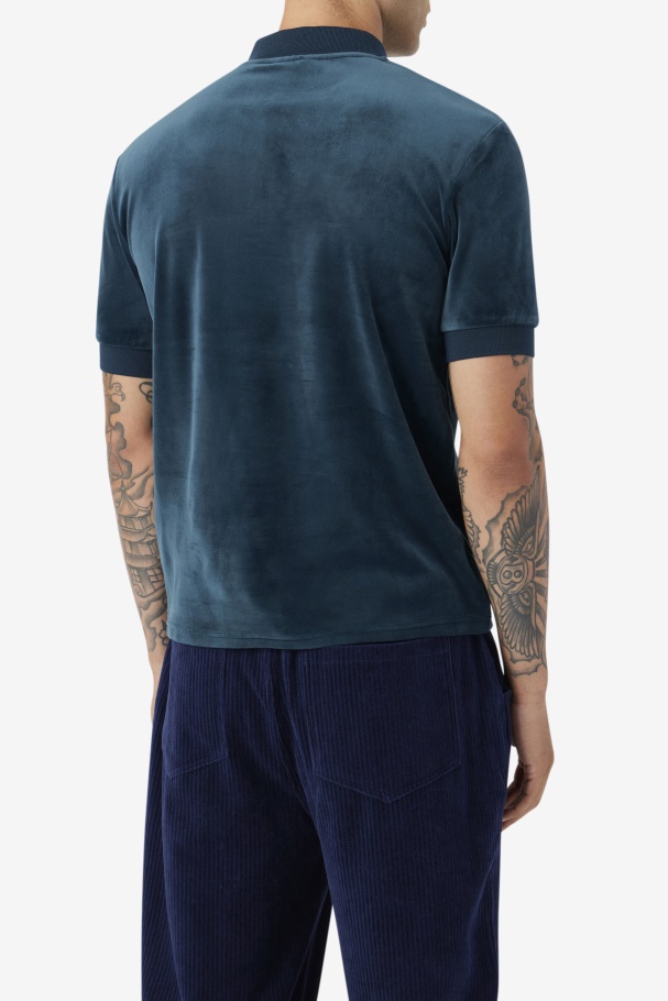 Teal Fila Polo Devon Veludo