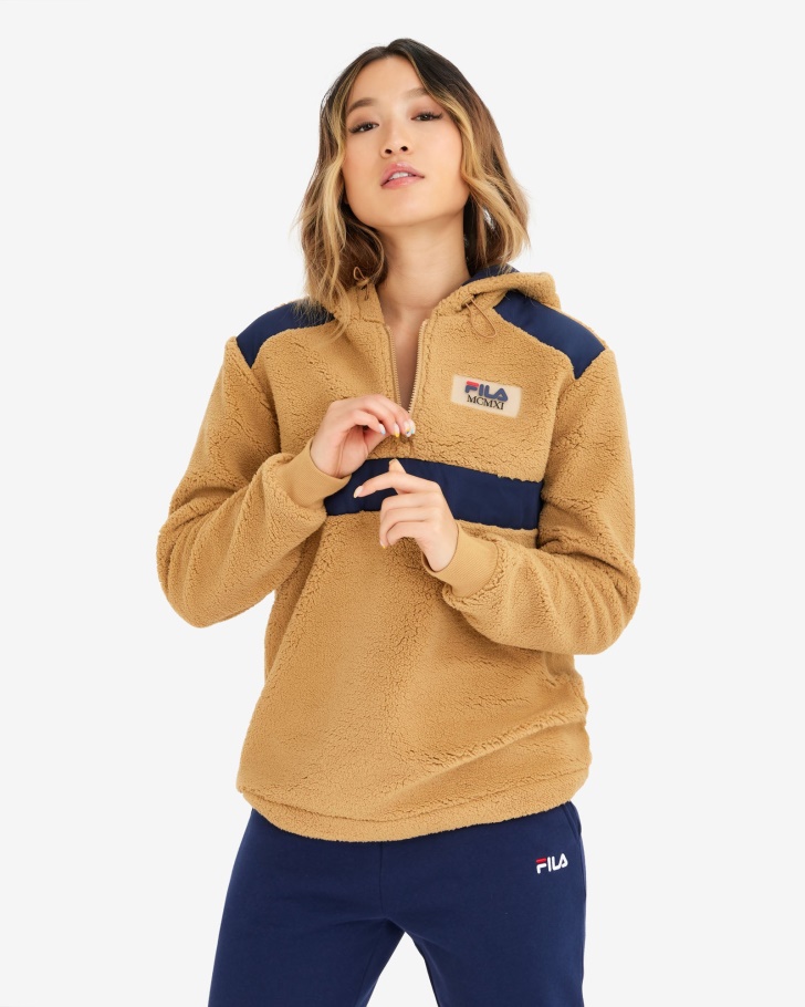 Teddy Feminino Janet Teddy Qtr Zip Fila