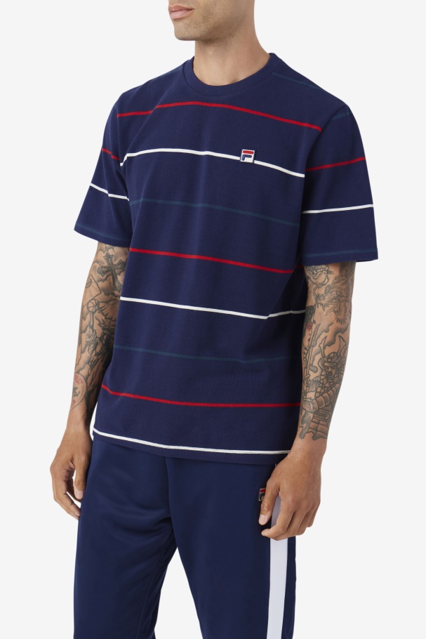 Thiago Crew Fila Marinho/teal/vermelho