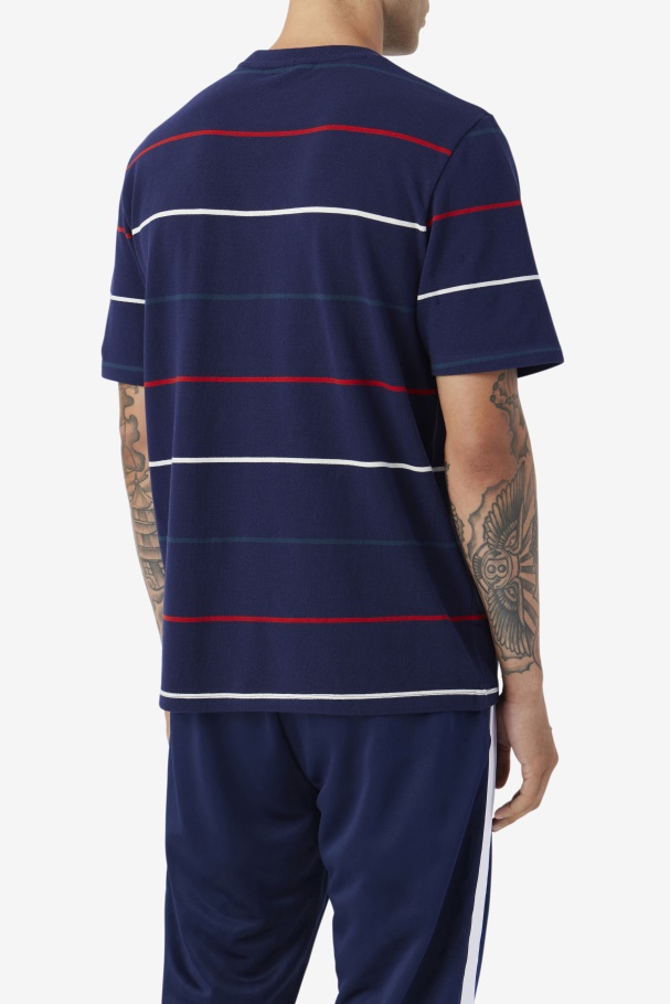 Thiago Crew Fila Marinho/teal/vermelho