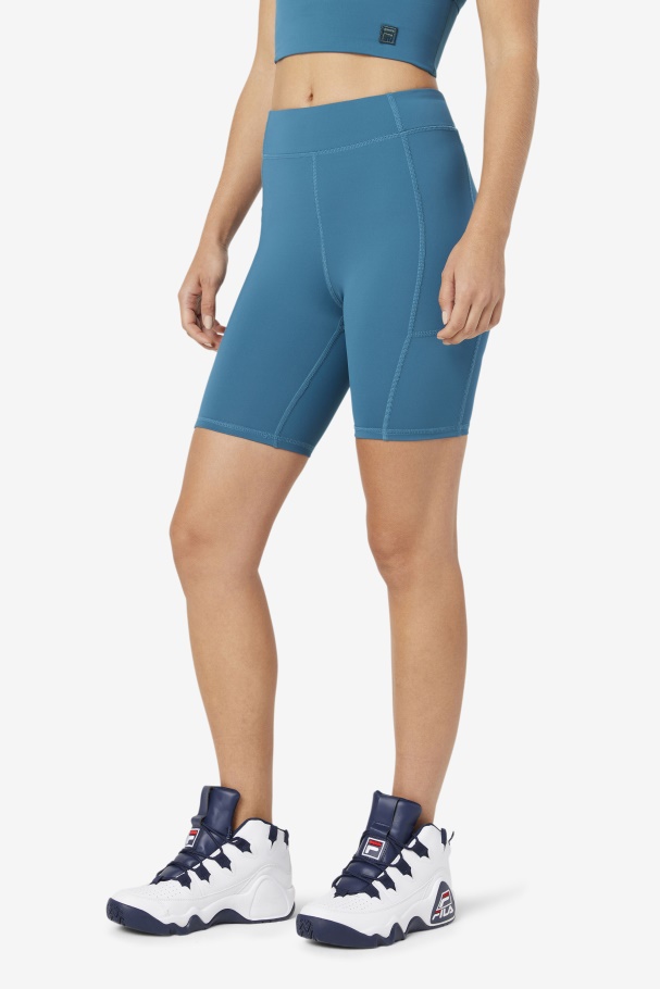 Tiana Bike Short Fila Azul Coral
