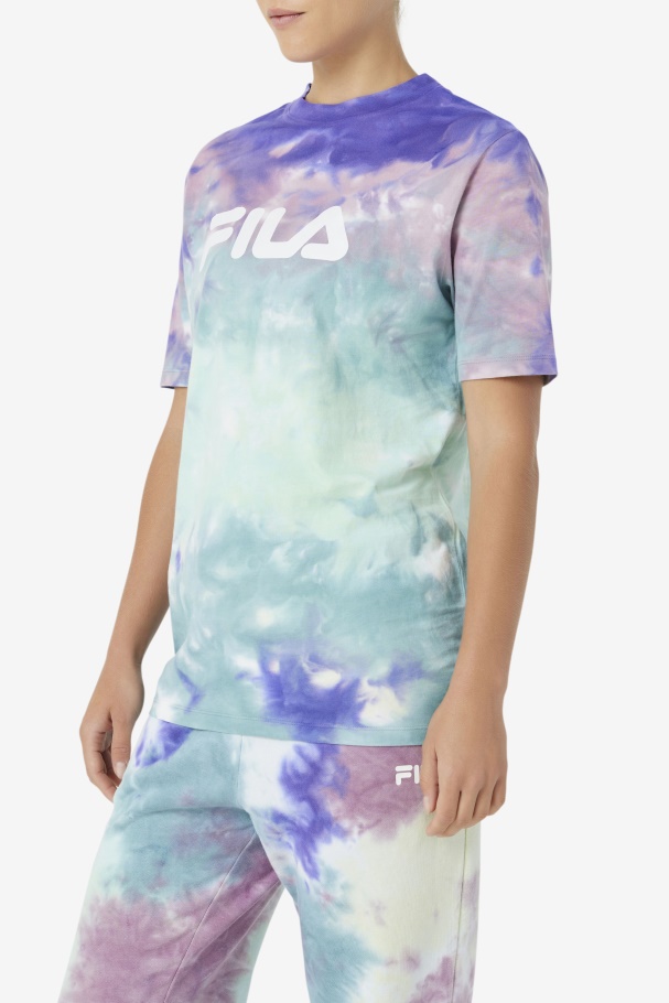 Tie Dye Aliviado Tee Fila Aruba Blue Tie Dye