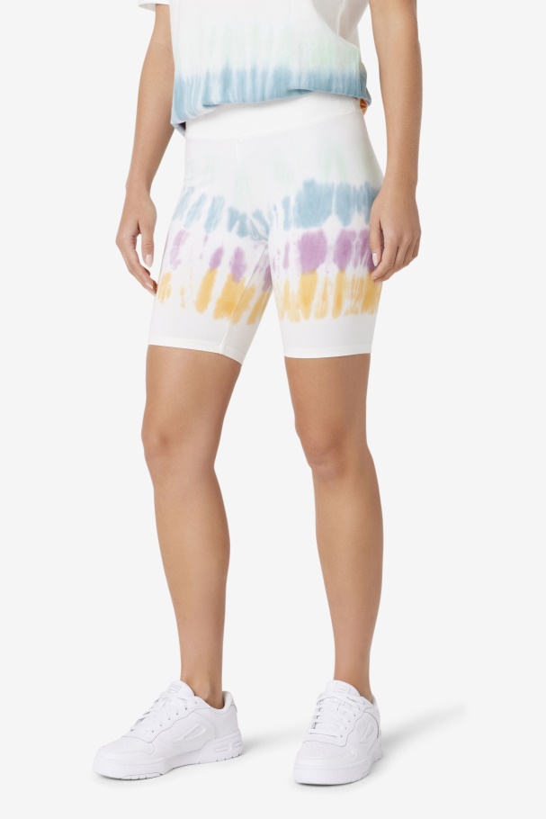 Tie Dye Branco Fila Taima Tie Dye Bike Short