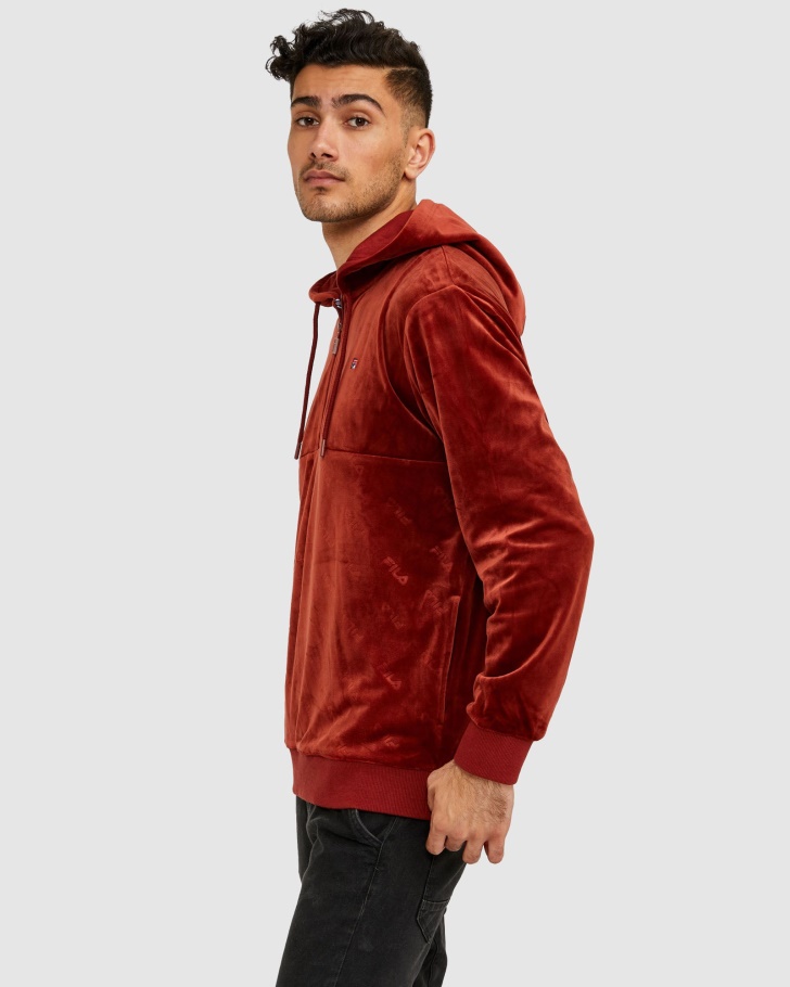 Tijolo Fila Unissex Dallas Qtr Zip