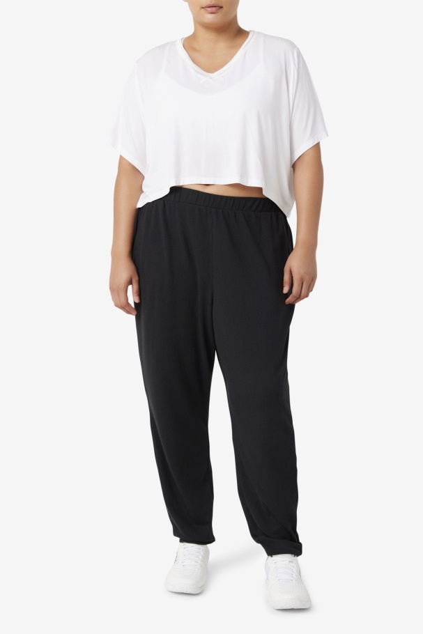 Top Cropped Branco Fi-lux Hi-low Fila