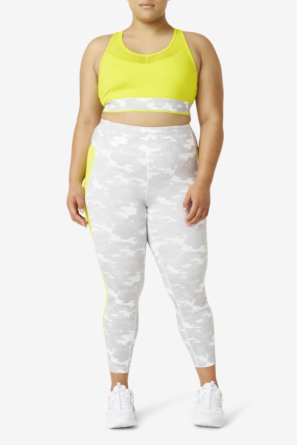 Top De Sutiã Com Costas Nadador Sulfur Fila Uplift