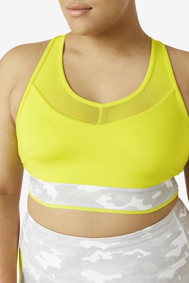 Top De Sutiã Com Costas Nadador Sulfur Fila Uplift