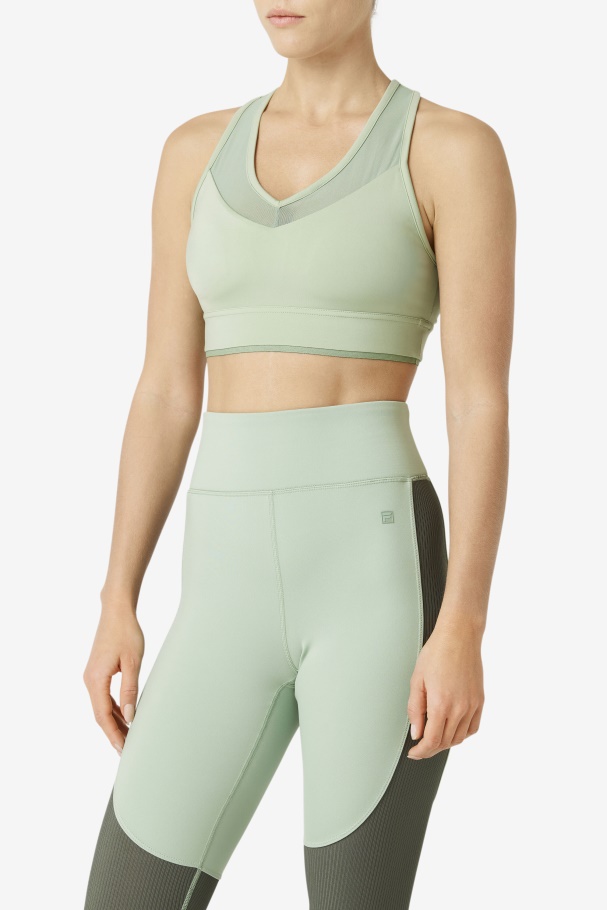 Top Fila Top Sutiã Manjericão Uplift Costas Nadador