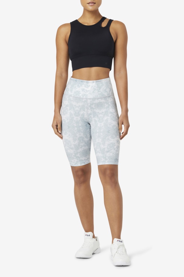 Top Top Cropped Listrado Preto Fila Uplift