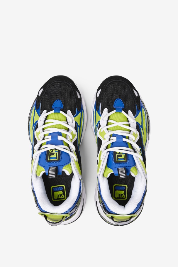 Traçador De Raios Para Crianças Grandes Fila Apex Branco/preto/lima Ponche