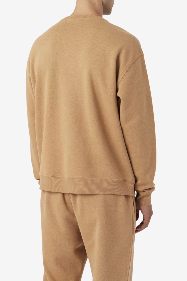 Tripulação De Remendo De Lã 2pac Marrom Fila Tabaco