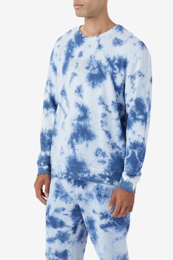 Tripulação Majólica Azul/pedra Fila Uplee