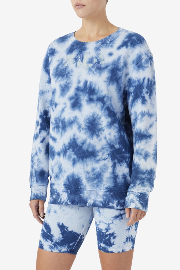 Tripulação Majólica Azul/pedra Fila Uplee