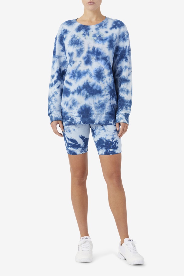 Tripulação Majólica Azul/pedra Fila Uplee